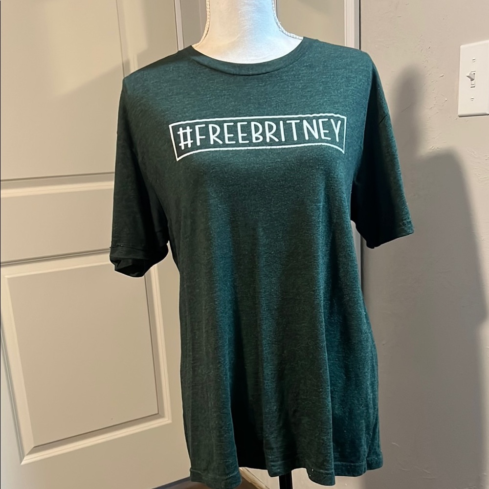 Green #FREEBRITNEY T-Shirt